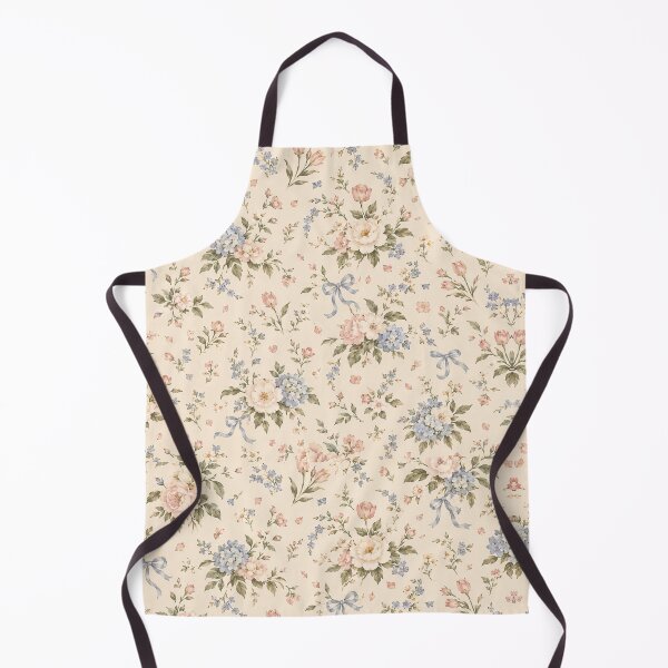 Item preview, Vintage Blue Floral Garden Pattern designed and sold by DoobleU.