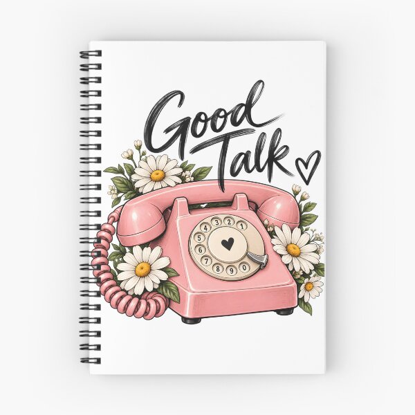 Item preview, Good Talk – Vintage Pink Rotary Phone designed and sold by TinyWeird.