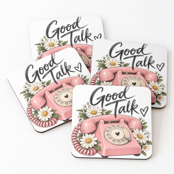 Item preview, Good Talk – Vintage Pink Rotary Phone designed and sold by TinyWeird.