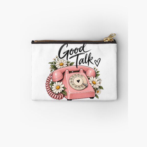 Item preview, Good Talk – Vintage Pink Rotary Phone designed and sold by TinyWeird.