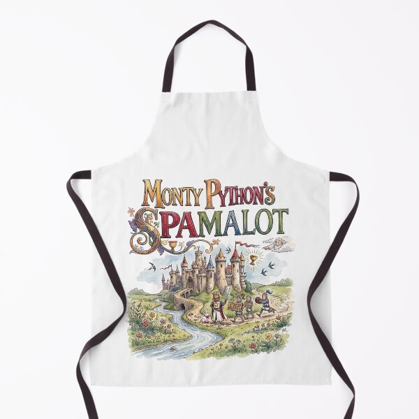 Item preview, Spamalot the Musical - Whimsical Theater Art designed and sold by Lyric Vault - Rock on.