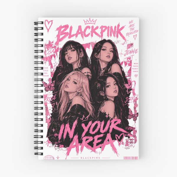 Item preview, BLACKPINK In Your Area – Pink K-Pop Anime Style Poster Fan Art designed and sold by storeAC.