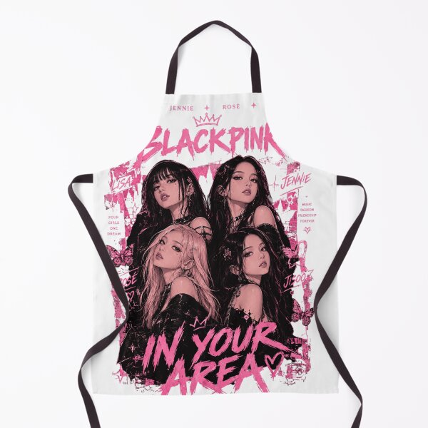 Item preview, BLACKPINK In Your Area – Pink K-Pop Anime Style Poster Fan Art designed and sold by storeAC.