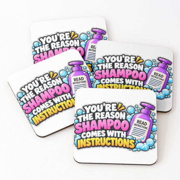 Item preview, Reason Shampoo Comes With Instructions Funny Quote designed and sold by Kenzie & Co.