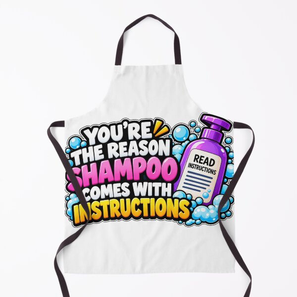 Item preview, Reason Shampoo Comes With Instructions Funny Quote designed and sold by Kenzie & Co.