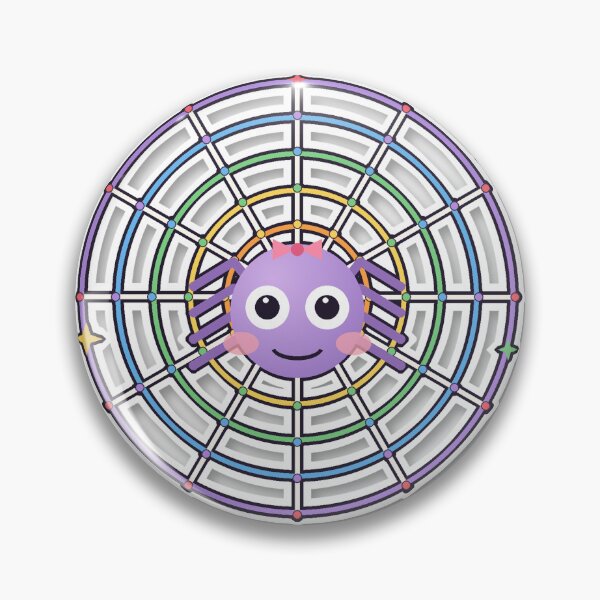 Item preview, Cute Rainbow Spider Sticker | Kids Halloween Vinyl Decal | FriendlyWeb designed and sold by mryan78.