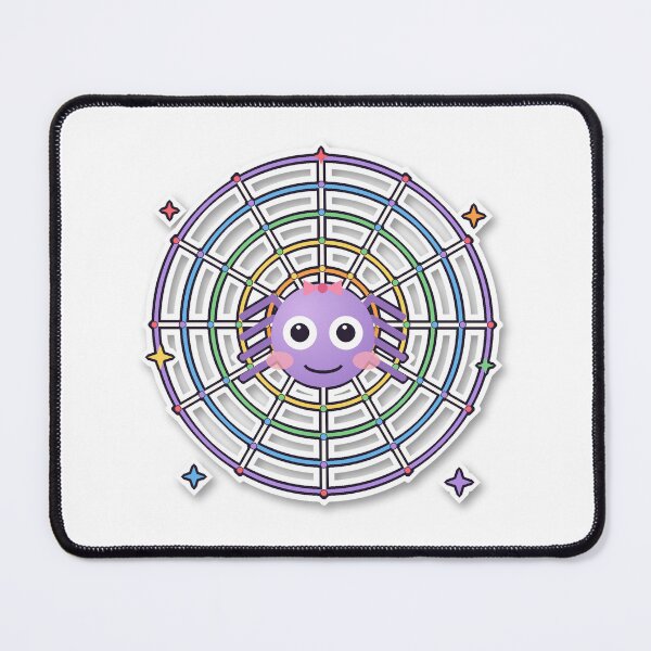 Item preview, Cute Rainbow Spider Sticker | Kids Halloween Vinyl Decal | FriendlyWeb designed and sold by mryan78.