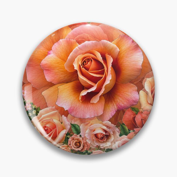 Item preview, Orange Rose Heart designed and sold by Laeton Designs.