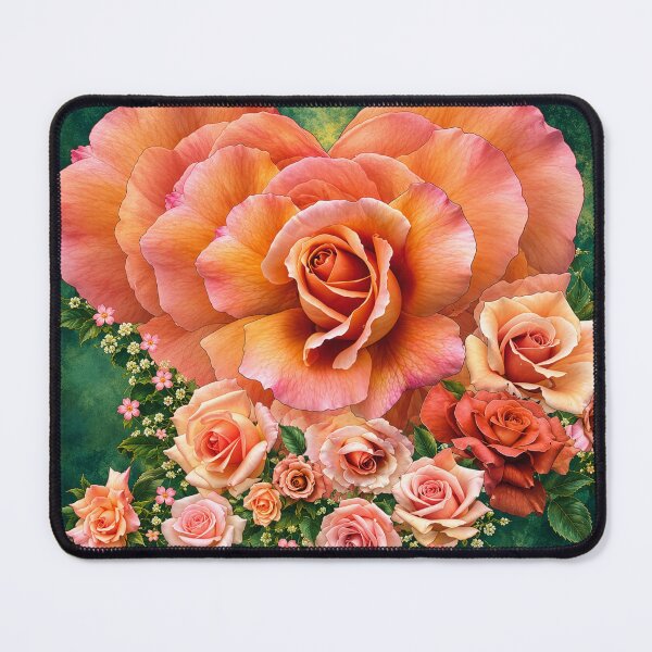 Item preview, Orange Rose Heart designed and sold by Laeton Designs.