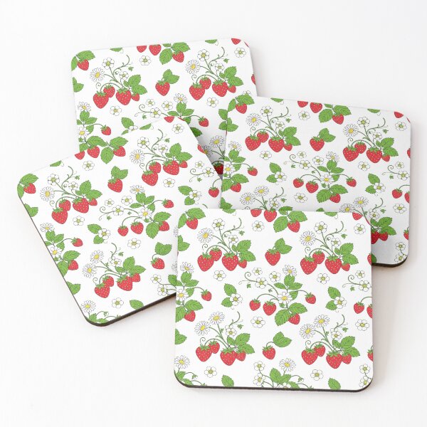 Item preview, Sweet Red Strawberries And White Daisies designed and sold by Owcomm.