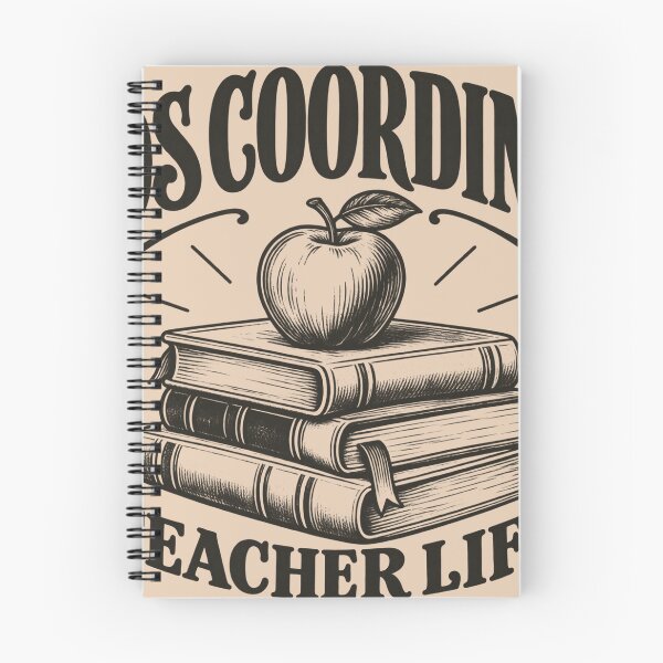 Item preview, Chaos Coordinator Teacher Life Vintage Apple Books designed and sold by NzrProcreate.