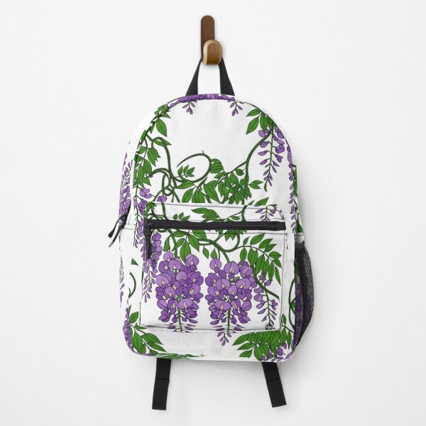 Item preview, Purple Wisteria Flowers Botanical Seamless Pattern designed and sold by Owcomm.