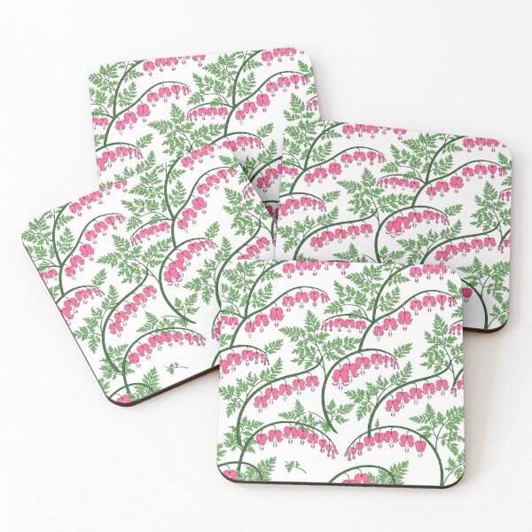 Item preview, Bleeding Heart Flowers Botanical Pattern designed and sold by Owcomm.