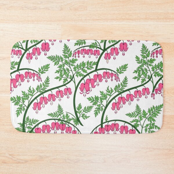 Item preview, Bleeding Heart Flowers Botanical Pattern designed and sold by Owcomm.