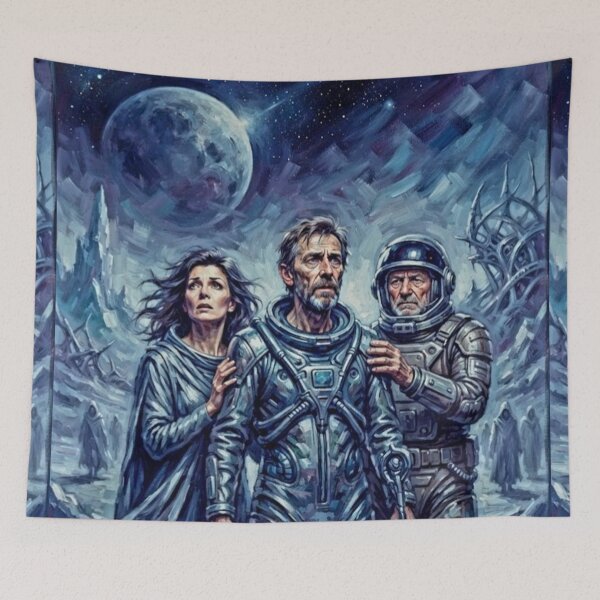 Item preview, On the Silver Globe Lunar Exodus Fine Art Tribute designed and sold by Art's Diner.