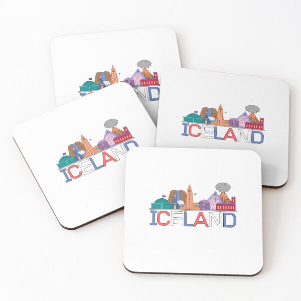 Item preview, Iceland - Iceland Stamp - Funny gifts for Iceland enthusiasts designed and sold by iX-Physio.