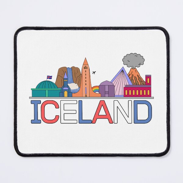 Item preview, Iceland - Iceland Stamp - Funny gifts for Iceland enthusiasts designed and sold by iX-Physio.