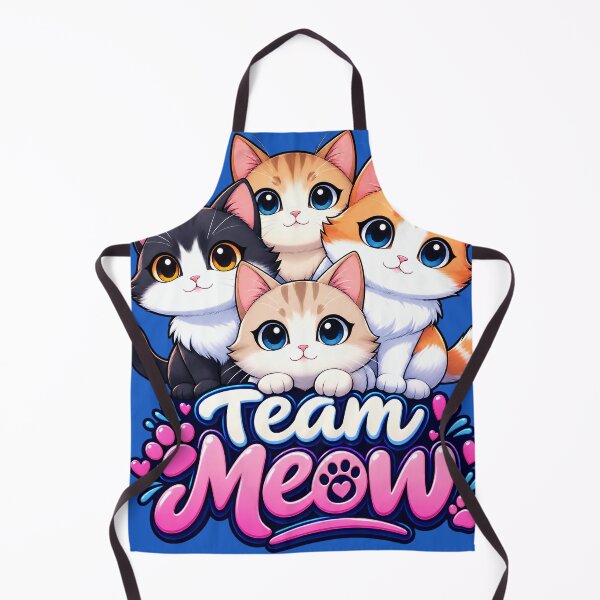 Item preview, Team Meow Kawaii Cat Squad T-Shirt - Cute Feline Crew Tee designed and sold by IMuDesigner.