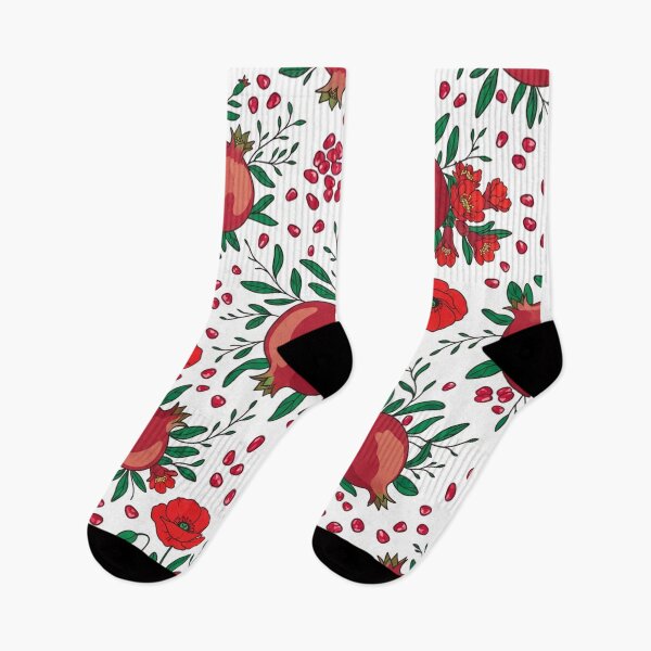 Item preview, Red Pomegranates and Red Poppies Botanical Pattern    designed and sold by Owcomm.
