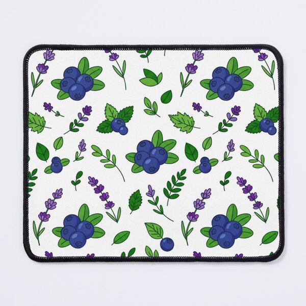 Item preview, Blueberry and Lavender Floral Botanical Pattern designed and sold by Owcomm.