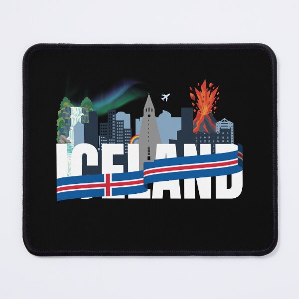 Item preview, Iceland - Iceland Stamp - Funny gifts for Iceland enthusiasts designed and sold by iX-Physio.