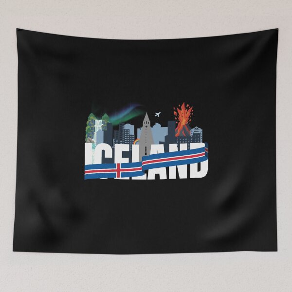 Item preview, Iceland - Iceland Stamp - Funny gifts for Iceland enthusiasts designed and sold by iX-Physio.