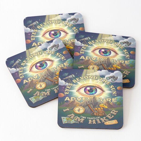 Item preview, Eyes Beyond the Sun Vintage Cosmic Hiker Adventure Time Traveler Destiny. designed and sold by Giulivo Store Graphic.