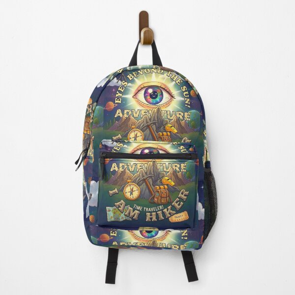 Item preview, Eyes Beyond the Sun Vintage Cosmic Hiker Adventure Time Traveler Destiny. designed and sold by Giulivo Store Graphic.