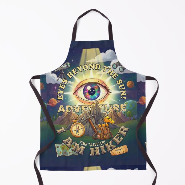 Item preview, Eyes Beyond the Sun Vintage Cosmic Hiker Adventure Time Traveler Destiny. designed and sold by Giulivo Store Graphic.