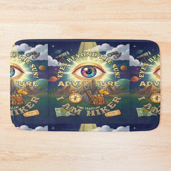 Item preview, Eyes Beyond the Sun Vintage Cosmic Hiker Adventure Time Traveler Destiny. designed and sold by Giulivo Store Graphic.
