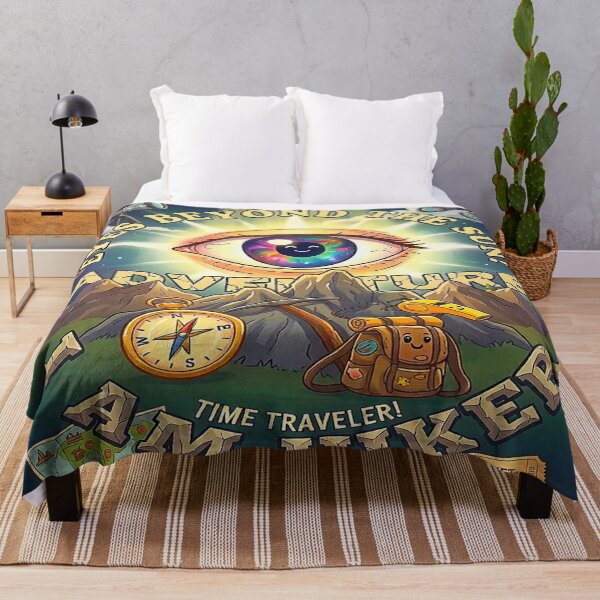 Item preview, Eyes Beyond the Sun Vintage Cosmic Hiker Adventure Time Traveler Destiny. designed and sold by Giulivo Store Graphic.