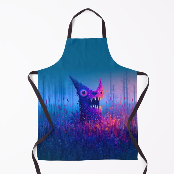 Item preview, Blue Glowing Creature Spooky Monster Art designed and sold by Lunat1kk.