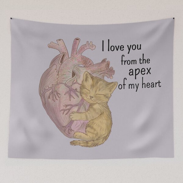 Item preview, I love you from the apex of my heart designed and sold by Tamm-art.
