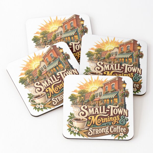 Item preview, Small-Town Mornings and Strong Coffee designed and sold by TessAdventures.