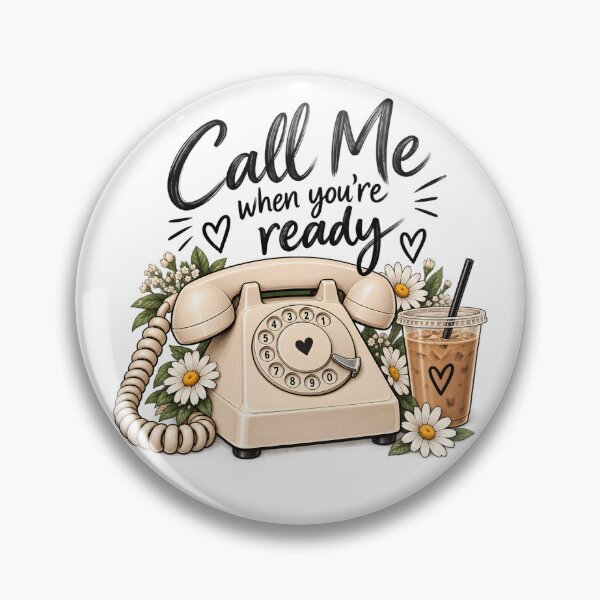Item preview, Call Me When You’re Ready – Vintage Rotary Phone designed and sold by TinyWeird.
