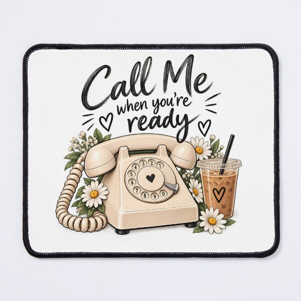 Item preview, Call Me When You’re Ready – Vintage Rotary Phone designed and sold by TinyWeird.