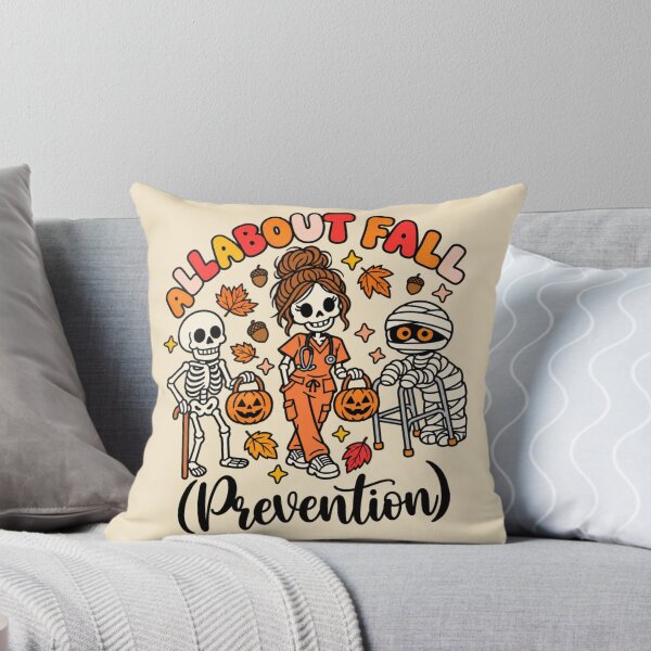 Item preview, All About Fall Prevention Halloween Nurse Skeleton Humor designed and sold by AmiGraph.