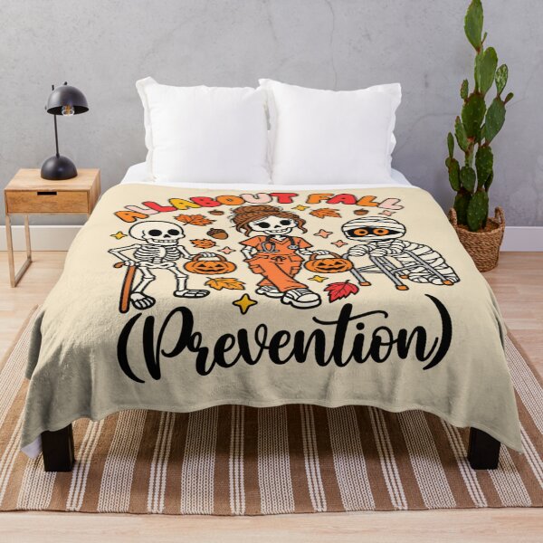Item preview, All About Fall Prevention Halloween Nurse Skeleton Humor designed and sold by AmiGraph.