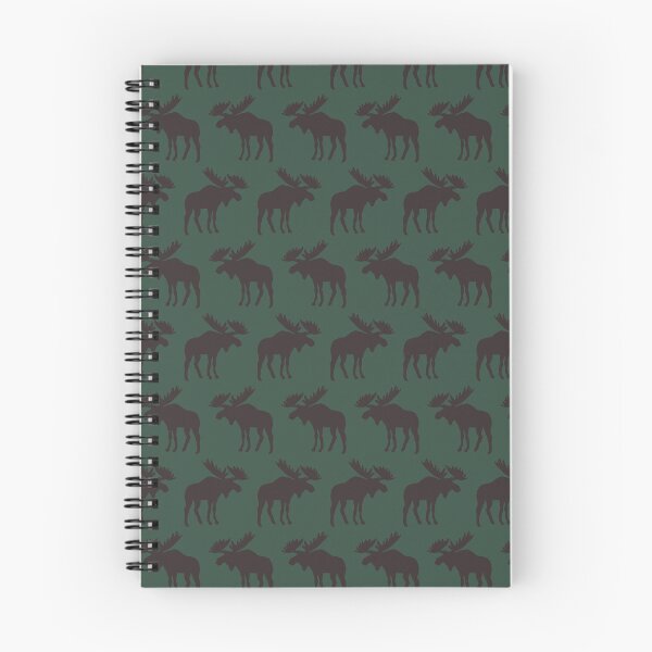 Item preview, Mini Moose in Pine Green + Brown designed and sold by YesterdayColl.