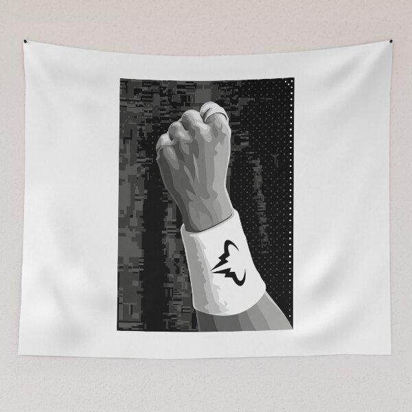 Item preview, Rafael Nadal Season Ending Tennis Hand designed and sold by KristiTaylorArt.