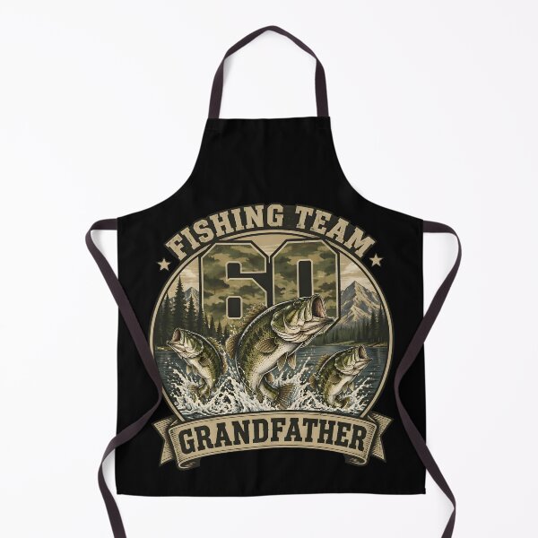 Item preview, Fishing Team Grandfather 60 Years Old 60th Birthday Retro Gifts designed and sold by LeSoniPapaPrint.