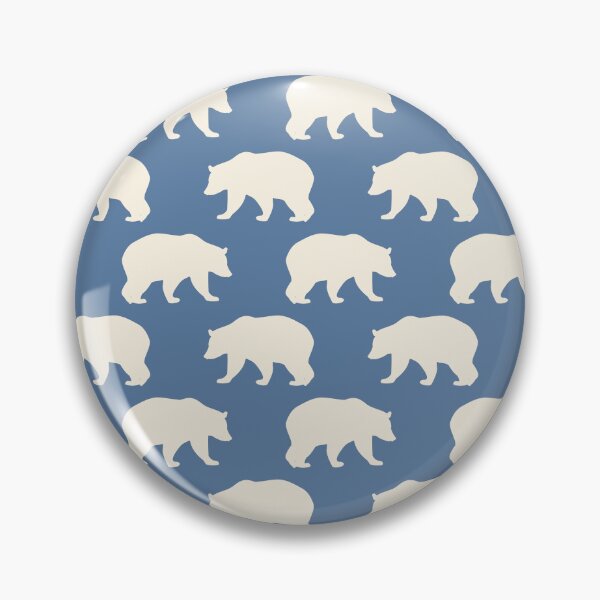 Item preview, Mini Polar Bears in Ice Blue and Cream designed and sold by YesterdayColl.