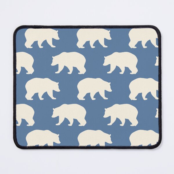 Item preview, Mini Polar Bears in Ice Blue and Cream designed and sold by YesterdayColl.