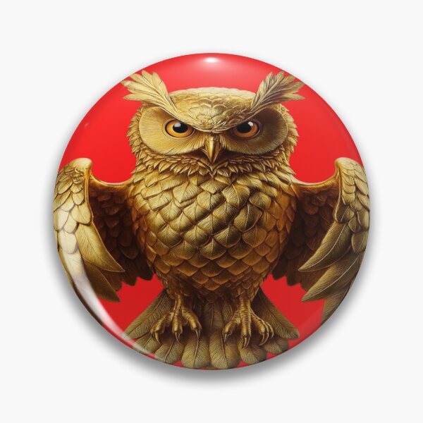 Item preview, gold owl designed and sold by pksart1.