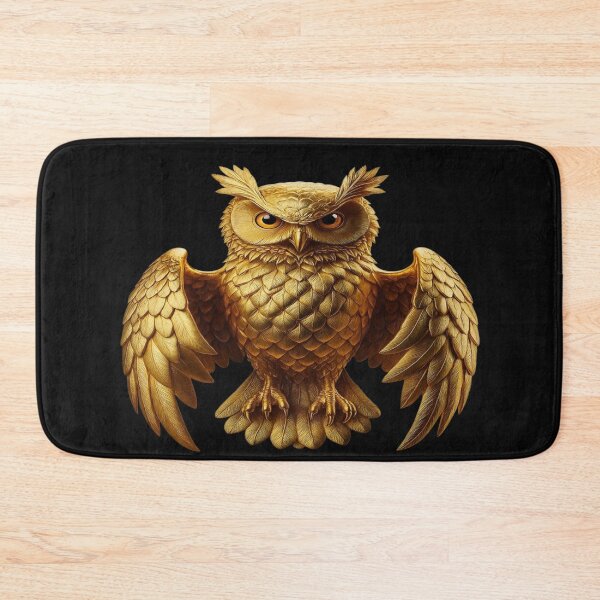 Item preview, gold owl designed and sold by pksart1.