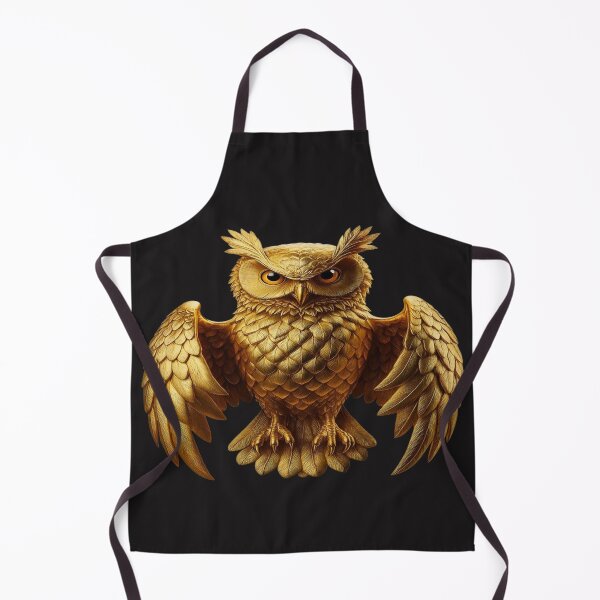 Item preview, gold owl designed and sold by pksart1.