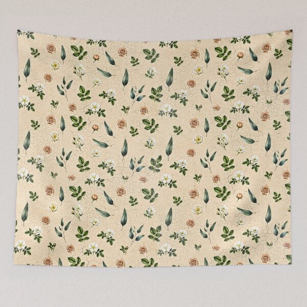 Item preview, Vintage Roses & Sage Leaves Pattern by PanaluPrint designed and sold by PanaluPrint .
