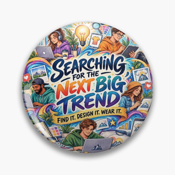 Item preview, Searching for the Next Big Trend – Graphic Designer Creator Art designed and sold by MAJCO-ART.