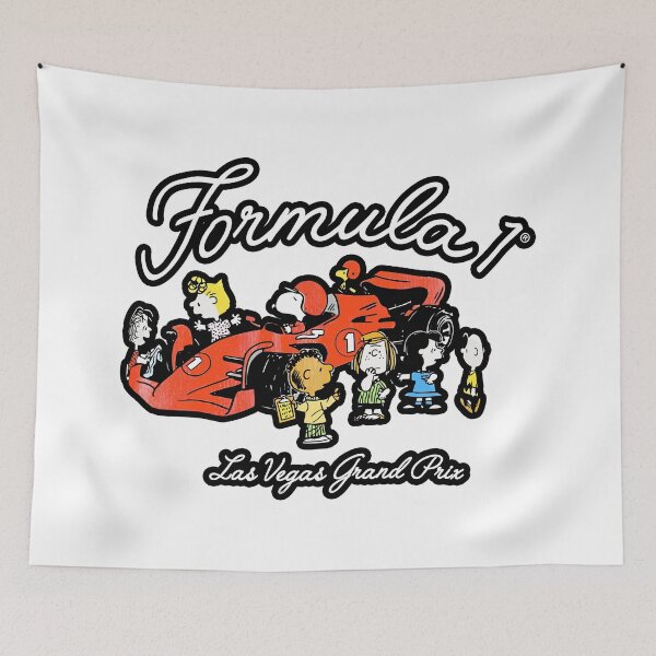 Item preview, Snoopy Ferrari Merch Formula 1 X Peanuts Las Vegas Grand Prix designed and sold by Friendlyodditi.