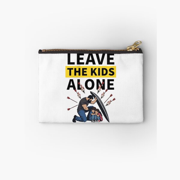 Item preview, Leave The Kids Alone Bearded Man Shielding Children Arrows designed and sold by KristiTaylorArt.